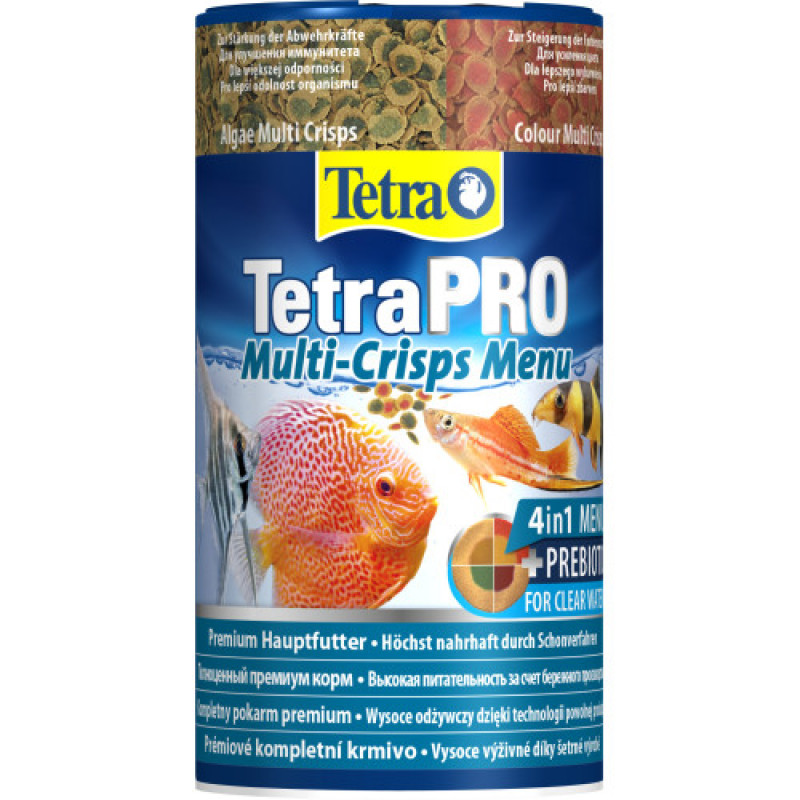 Корм для акваріумних риб TetraPRO Multi-Crisps Menu, 250 мл (чіпси)