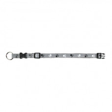 Нашийник Trixie Silver Reflect для собак, світловідбиваючий, XS-S: 22-35 см/15 мм, сірий