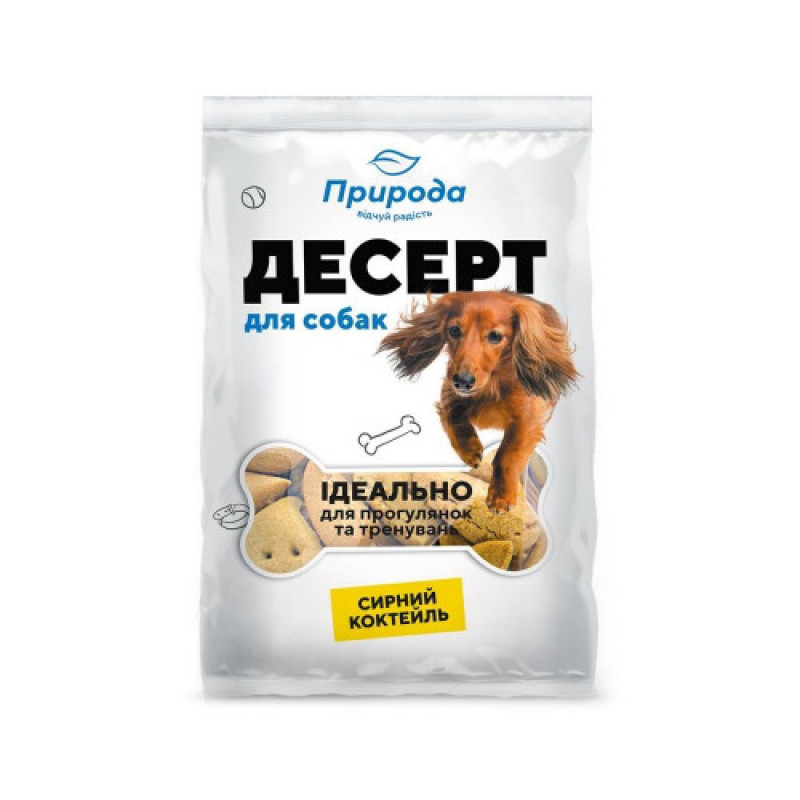 Ласощі Природа Десерт для собак сирний коктейль 550 г
