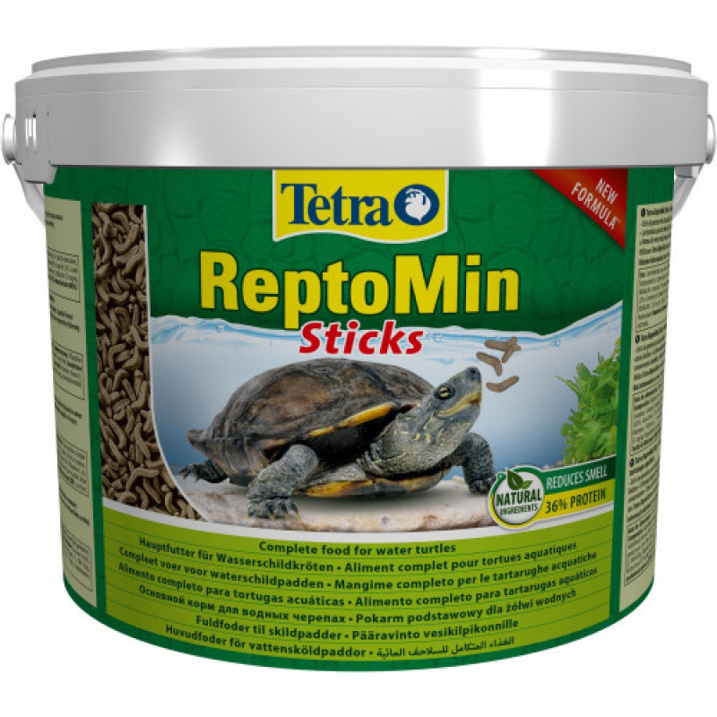 Корм Tetra ReptoMin для черепах палички 2,8 кг/ 10 л
