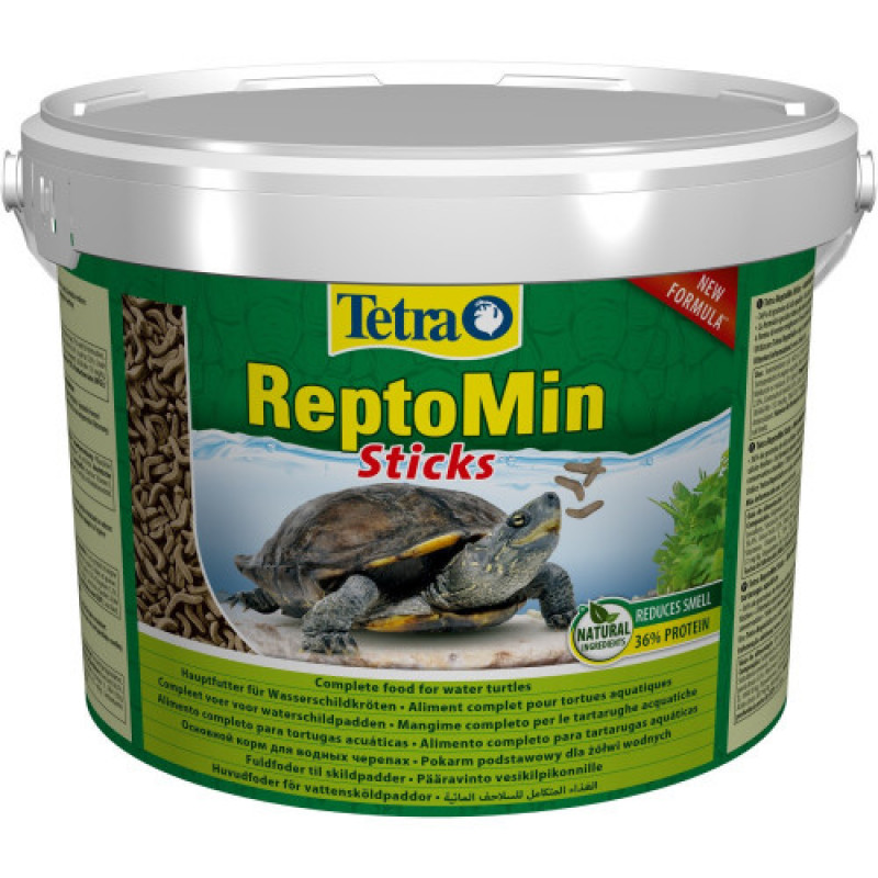 Корм Tetra ReptoMin для черепах палички 2,8 кг/ 10 л