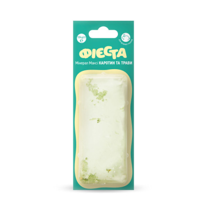 Мінерал Природа Фієста Максі для гризунів каротин та трави 124 г