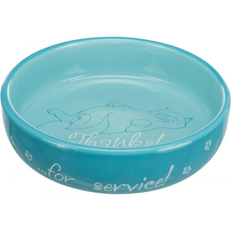 Миска Trixie для котів короткомордих порід керамічна 15 см 300 мл