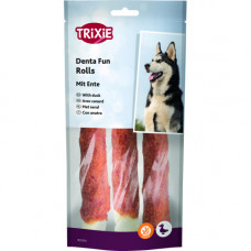 Ласощі Trixie Denta Fun Chewing Rolls для собак Паличка для чищення зубів з качкою 17 см 140 г 3 шт