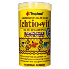 Сухий корм Tropical Ichtio-Vit для всіх акваріумних риб, 50 г (пластівці)