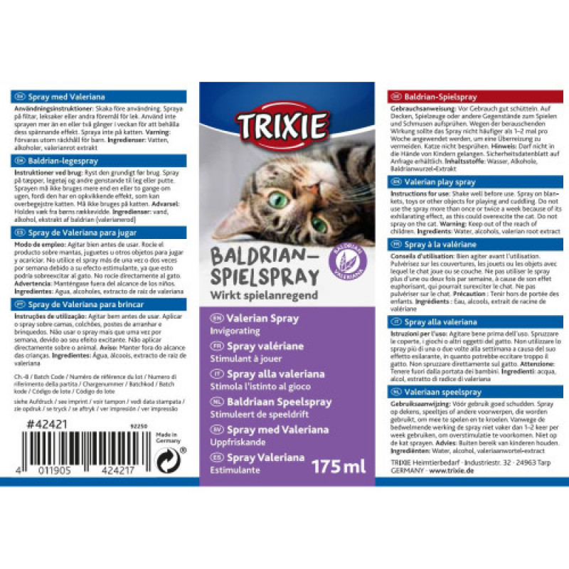 Спрей Trixie з валеріаною 175мл