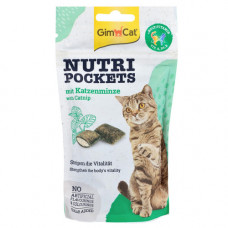 Вітамінні ласощі GimCat Nutri Pockets для котів для підвищення іммунітету з котячою м_ятою та мультивітаміном 60 г