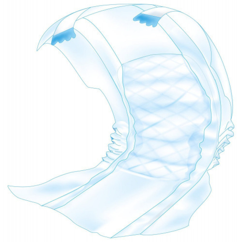 Підгузки Trixie для кобелів поліестер розмір S-M 30-46 см 12 шт