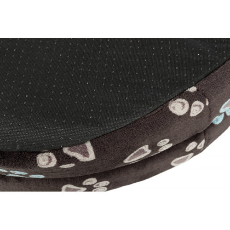 Лежак Trixie Jimmy для собак з лапками пінопластова підкладка сіро-коричневий плюш 45х35 см