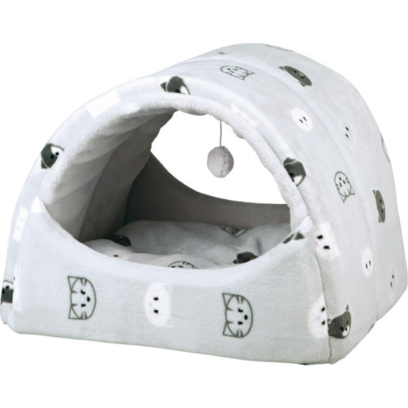 Будиночок-тунель Trixie для котів Mimi сірий 42х35х35 см