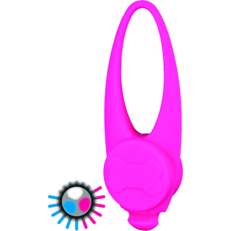 Брелок-ліхтарик Trixie для собак з водовідштовхувальним покриттям силікон 8х2,4 см