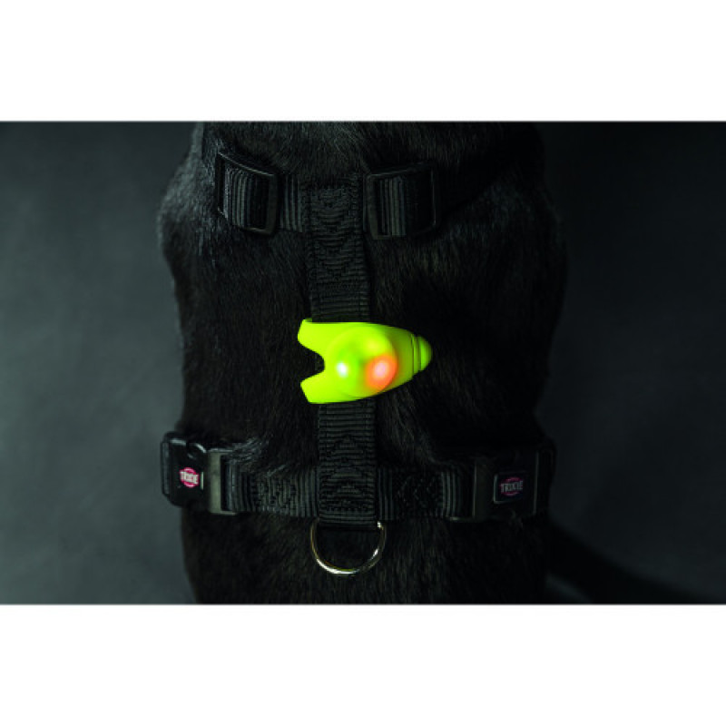 Брелок-ліхтарик Trixie для собак з водовідштовхувальним покриттям силікон 8х2,4 см