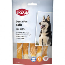 Ласощі Trixie Denta Fun для собак Паличка для чищення зубів з м'ясом буйвола 12 см 70 г 5 шт