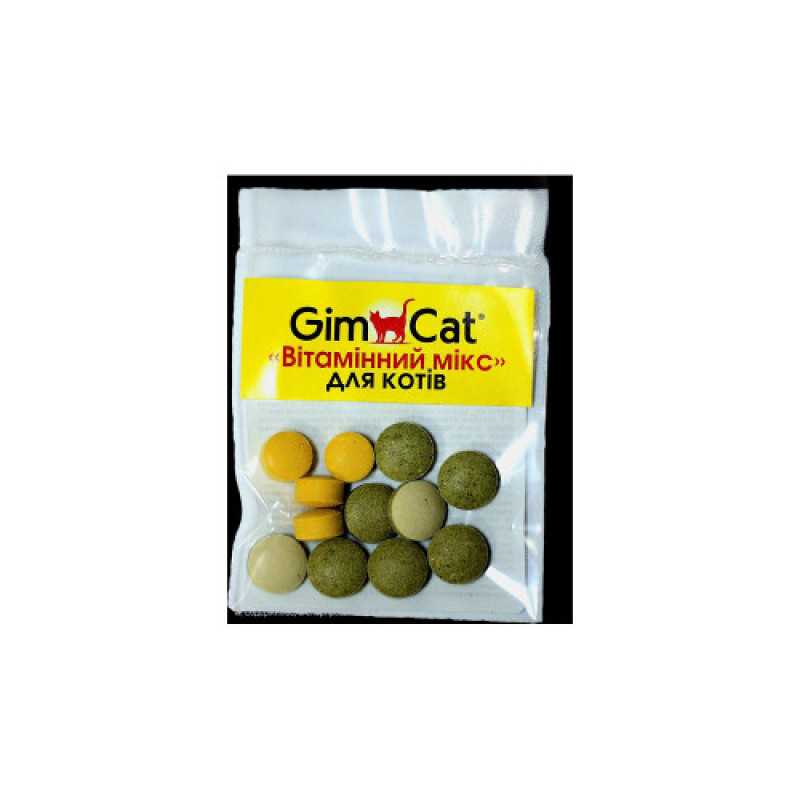 Ласощі GimCat Вітамінний мікс для котів мультивітамін 12 г