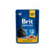 Набір вологих кормів Brit Premium Cat Pouch «Сімейна тарілка» для котів, асорті із 4 смаків, 12 шт х 100 г