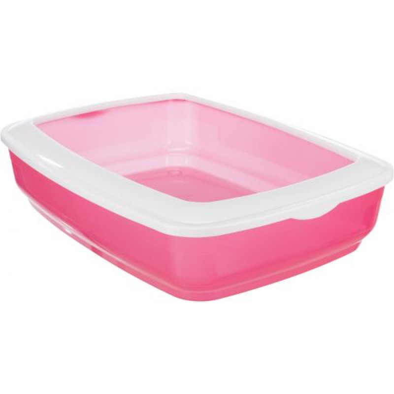 Туалет Trixie Brisko для котів з бортами пластиковий прозорий 31 x 10 x 43 см
