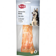 Ласощі Trixie Denta Fun для собак Кісточка для чищення зубів з куркою 20 см 200 г