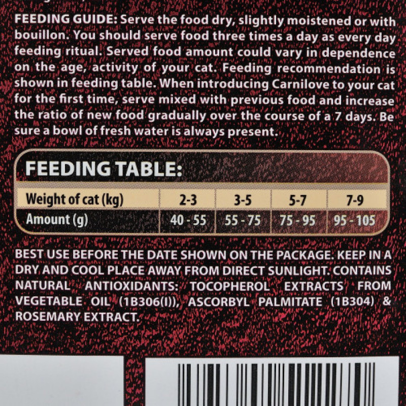 Корм сухий Carnilove Cat Sensitive and Long Hair для дорослих котів з чутливим травленням з лососем 6 кг