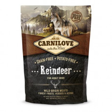 Сухий корм Carnilove Raindeer для дорослих собак всіх порід, оленина та кабан, 1,5 кг