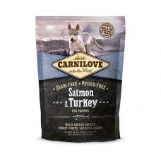 Корм сухий Carnilove Puppy Salmon and Turkey для цуценят усіх порід з лососем та індичкою 1,5 кг