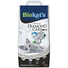 Наповнювач Biokats Diamond Care для котячого туалету, бентонітовий, 8 л