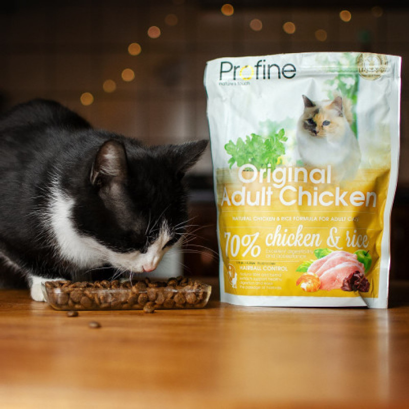 Корм сухий Profine Cat Original Adult для дорослих котів усіх порід з куркою та рисом 300 г