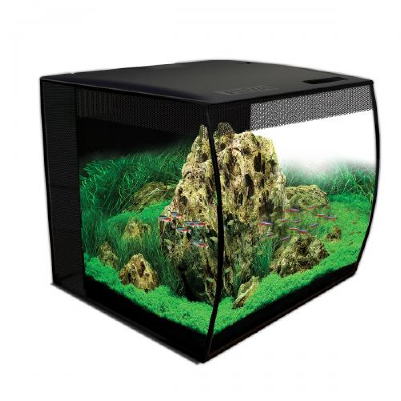 Акваріум Fluval FLEX з обладнанням, чорний, 57 л