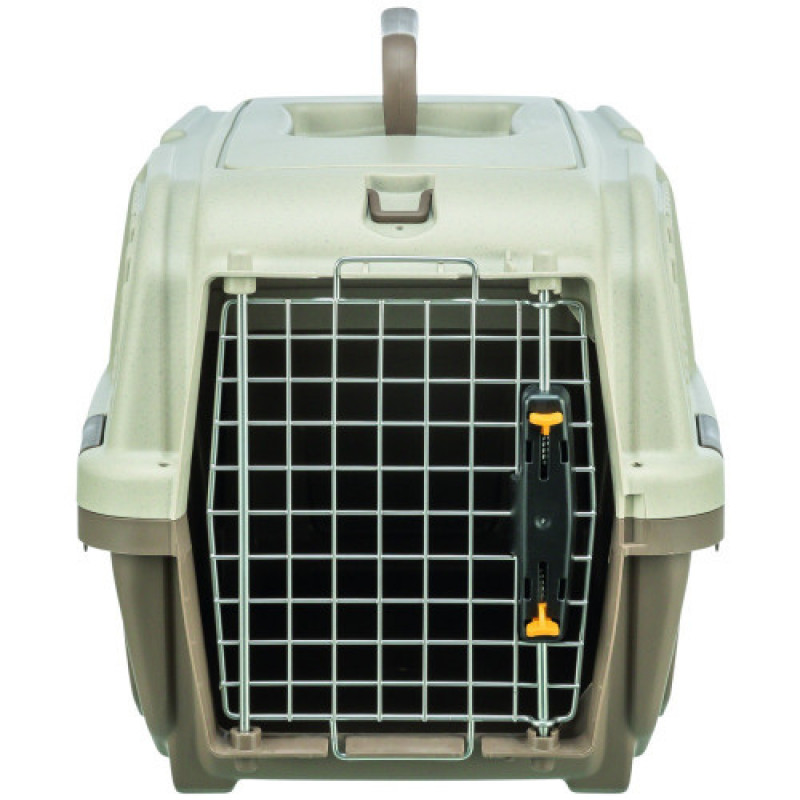 Контейнер-переноска Trixie для собак та котів Skudo 1 вагою до 12 кг коричнева пластик розмір XS 30x32x49 см