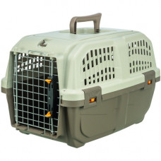 Контейнер-переноска Trixie для собак Skudo 2 вагою до 18 кг коричнева пластик розмір XS-S 35x36x55 см