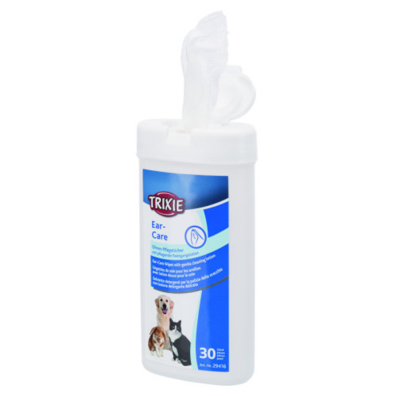 Серветки Trixie для догляду за вухами 30шт
