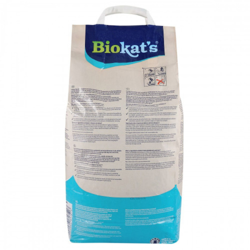 Наповнювач Biokats для котячого туалету Classic Fresh 3in1 Cotton Blossom бентонітовий 10 кг