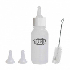 Набір Trixie Suckling Bottle Set для годування цуценят та кошенят із щіточкою та 3 силіконовими сосками 57 мл
