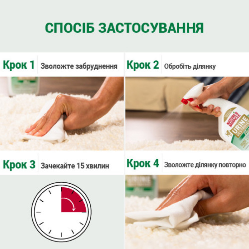 Спрей 8in1 NM Cat Urine Destroyer Pour для усунення запахів сечі котів, 946 мл