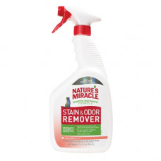 Засіб 8in1 Nature_s Miracle Cat Stain and Odor Remover Spray Melon для усунення плям та запахів від котів з ароматом дині 946 мл