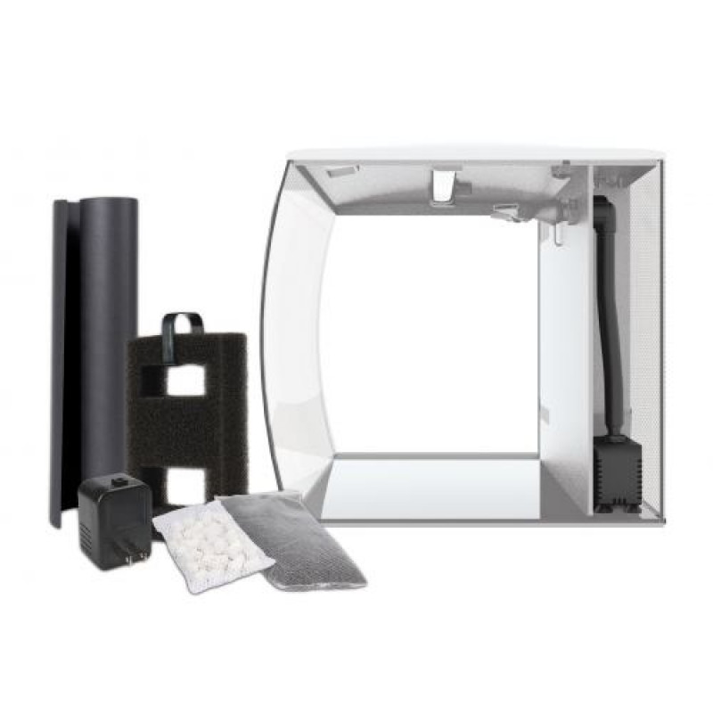 Акваріум Fluval FLEX з обладнанням, білий, 57 л