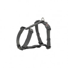Шлея-вісімка Trixie для собак Premium Н-подібна нейлон графітова розмір L-XL 75-120 см/25 мм
