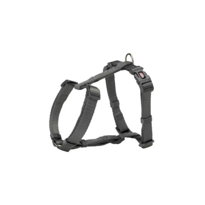 Шлея-вісімка Trixie для собак Premium Н-подібна нейлон графітова розмір L-XL 75-120 см/25 мм