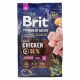 Корм сухий Brit Premium Dog Junior S для молодих собак дрібних порід від 1 до 12 місяців вагою 1-10 кг з куркою 3 кг