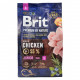 Сухий корм Brit Premium Dog Junior S для цуценят дрібних порід, з куркою, 3 кг