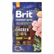 Корм сухий Brit Premium Dog Junior M для цуценят та молодих собак середніх порід від 1 до 12 місяців вагою 10-25 кг з куркою 3 кг