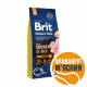 Корм сухий Brit Premium Dog Junior M для цуценят та молодих собак середніх порід від 1 до 12 місяців вагою 10-25 кг з куркою 15 кг