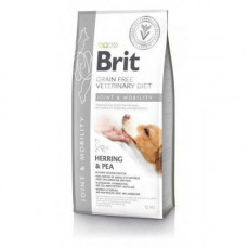 Сухий корм Brit GF VetDiet Dog Mobility для собак, для здоров'я суглобів, з оселедцем, лососем, горохом та гречкою, 12 кг