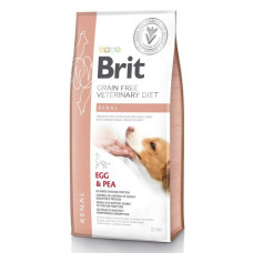Корм сухий Brit Grain Free VetDiet Dog Renal для собак з нирковою недостатностью з яйцем горохом та гречкою 12 кг
