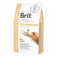 Корм сухий Brit Grain Free VetDiet Dog Hepatic для собак з хворобою печінки з яйцем горохом бататом та гречкою 2 кг