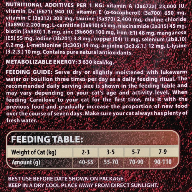Корм сухий Carnilove Fresh Carp and Trout Sterilised for Adult cats для дорослих стерилізованих та кастрованих котів з коропом та фореллю 6 кг