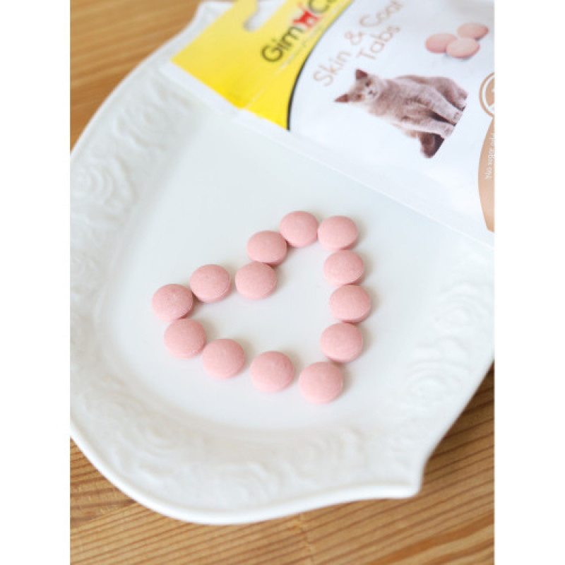 Вітаміни GimCat Every Day Skin and Coat таблетки для котів для покращення стану шерсті 40 г