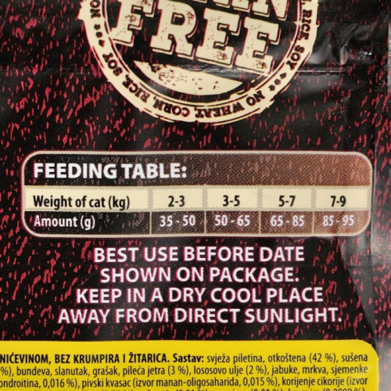 Корм сухий Carnilove Fresh Chicken and Rabbit Gourmand for Adult cats для дорослих котів з куркою та кроликом 400 г