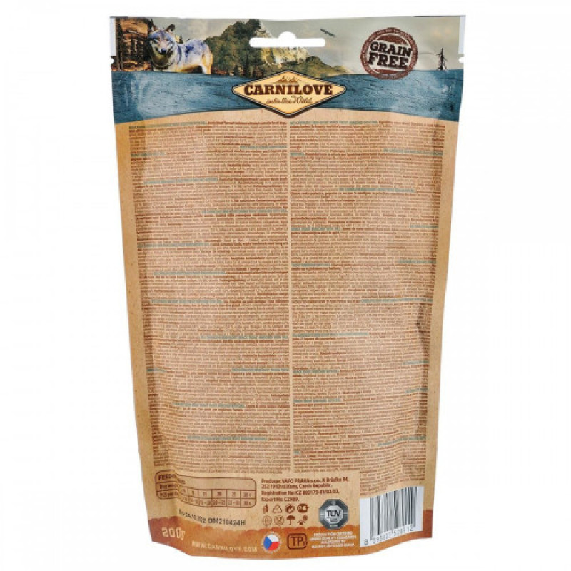 Ласощі Carnilove Dog Semi Moist Snack Trout with Dill для собак з фореллю та кропом 200 г