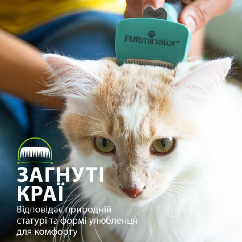 Фурмінатор FURminator для котів з короткою шерстю Short Hair розмір S