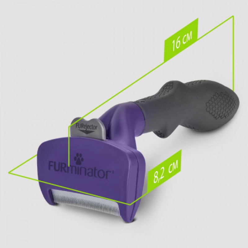 Фурмінатор FURminator для котів із довгою шерстю Long Hair розмір М/L